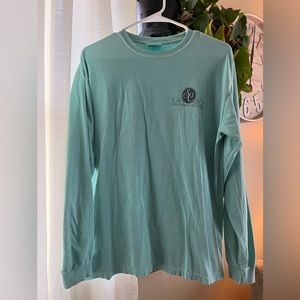 Southern Couture Teal Long Sleeve Tee